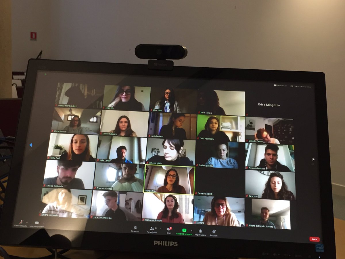 F07Montaguti's tweet photo. Si inaugura online la 28ma edizione del #masterturismo #masterciset . Un sacco di belle facce @ilCISET https://t.co/MXFFtyWLTo