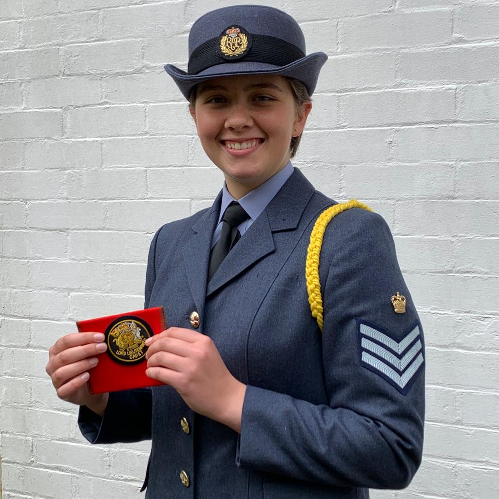 LordWandsworth's tweet photo. Congratulations to Finty T who has been appointed by The Lord-Lieutenant of Hampshire, Mr Nigel Atkinson, to CCF Lord-Lieutenant’s Cadet for 2020/21. #LWCccf #LWCtalent https://t.co/3Mlenmx2Ce