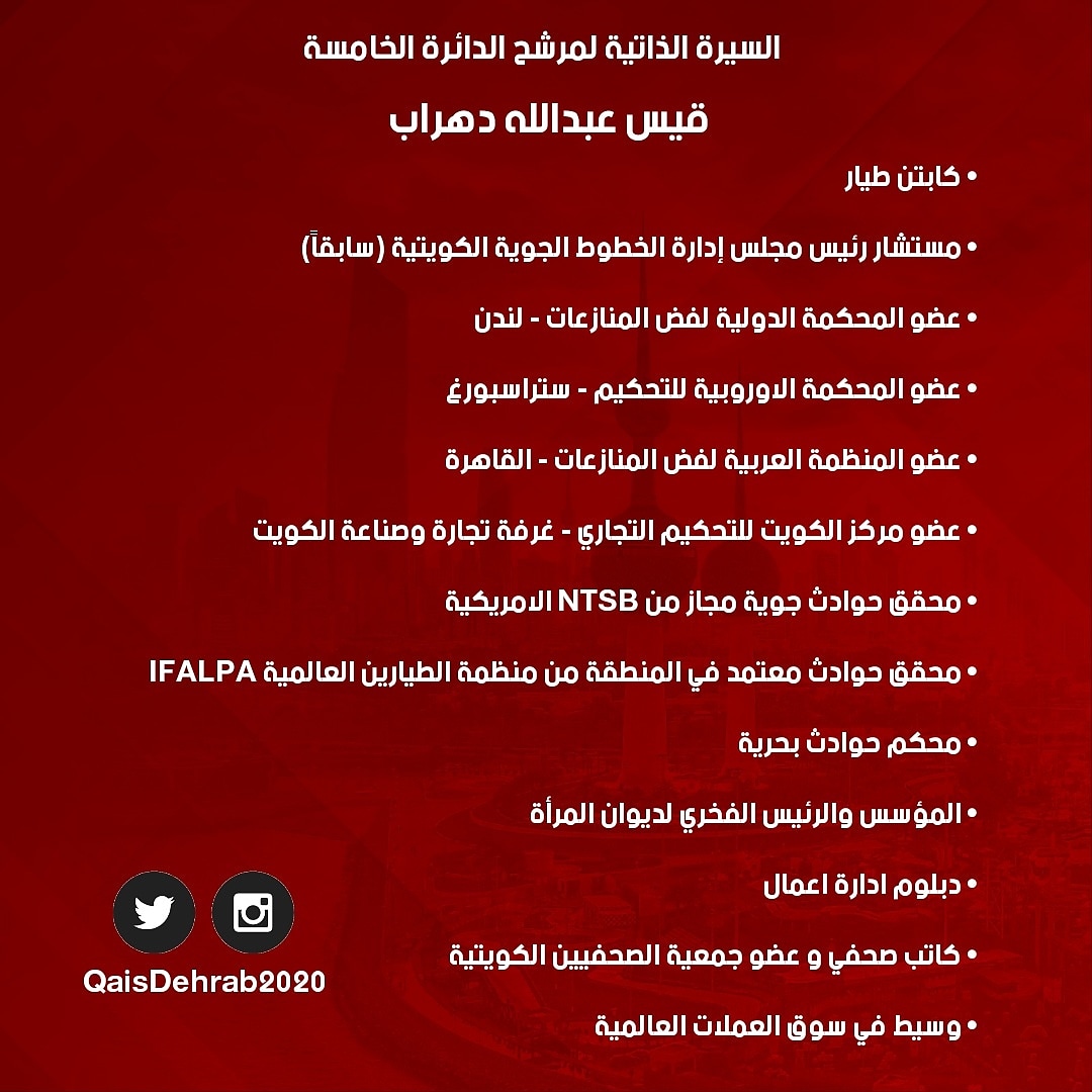 QaisDehrab's tweet photo. السيرة الذاتية لمرشح الدائرة الخامسة
قيس عبدالله دهراب
#الدائرة_الخامسة
#انتخابات_مجلس_الأمة_2020 
#رؤية_وطن https://t.co/GDDxwEl1Oa