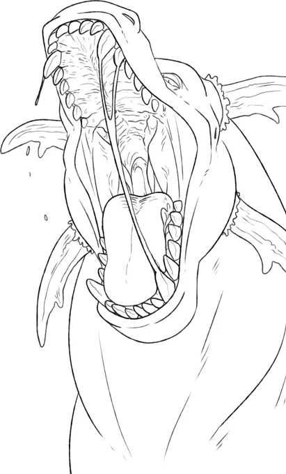 Densies big ole maw..he can open it so wide 