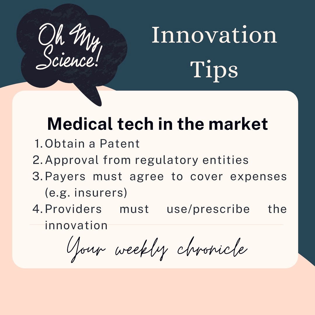 om_science's tweet photo. ๐กwhat if your invention is a medical tech? ๐๐ #innovationtip
The go-to-market strategy of a #medicaltech- more people involved and different types of clients
#ohmyscience #omscience #providers #insuranceplan #patent #patients #clinicaltrials #fda #ema https://t.co/c5zvarXbO8