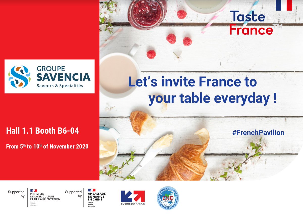 TasteFrance_EN's tweet photo. . @Savencia_groupe takes part in @ciieonline! Thanks to their regional logistics centers, #SINODIS, a subsidiary of @Savencia_groupe, serves more than 3,000 sales outlets across China, to meet new consumers expectations. @France_en_Chine @BF_Food @BF_China https://t.co/uZNWzwMvi2
