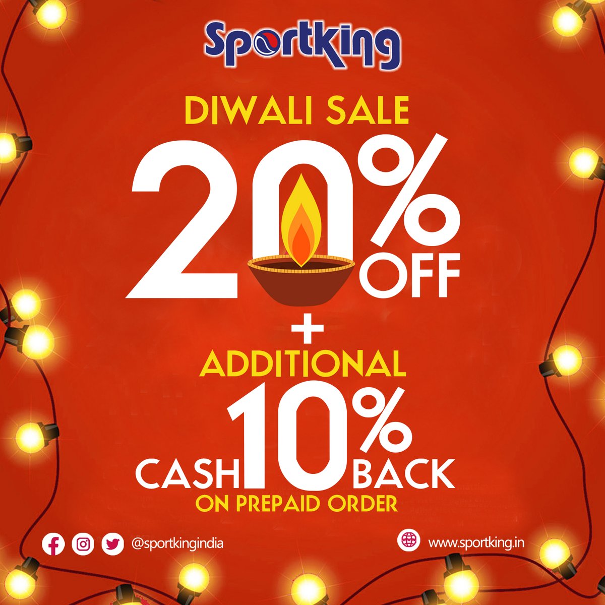 Sportkingindia's tweet photo. Sportking's Mega Diwali Sale is ON!
Grab Amazing Deals on Men's Winter Collection.
Free Shipping on Orders Above ₹1999
Shop Now at https://t.co/jB9at7VAh2
#sportkingindia #diwalisale #freeshipping #wintercollection https://t.co/ddDT1P8QnX