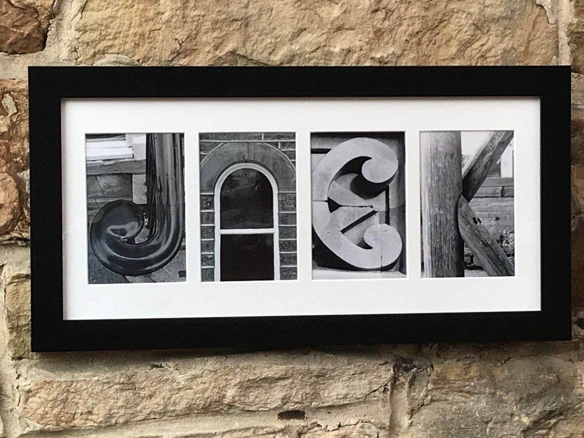 MLRPromotions's tweet photo. @LitteraPhotos
We take photos of architectural &amp; natural features to form letters of the alphabet which we make into our #LetterPhotoPictures
These make superb BESPOKE GIFTS, example below
SPELL out your NAME at https://t.co/FS84xVM3WF
SPECIAL GIFTS for SPECIAL PEOPLE https://t.co/DtwJwULpxa