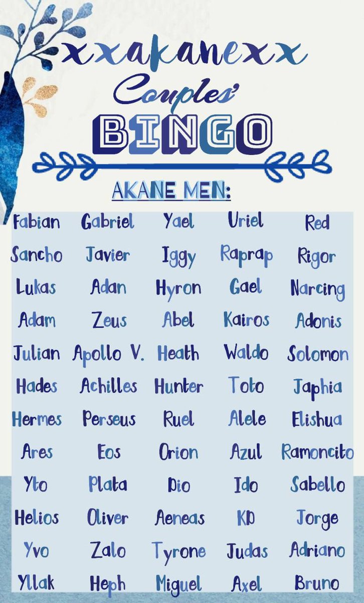 AkaneVerse's tweet photo. Hello! Friday night is Bingo night! 
We will be having two rounds of Bingo... with a twist.

Yes, you read it right, we'll put some twist on our Bingo game. And we will call it, AKANE COUPLES BINGO.

For the complete game mechanics, please refer to the MUST READ photo below. https://t.co/mw5ADzwp5C