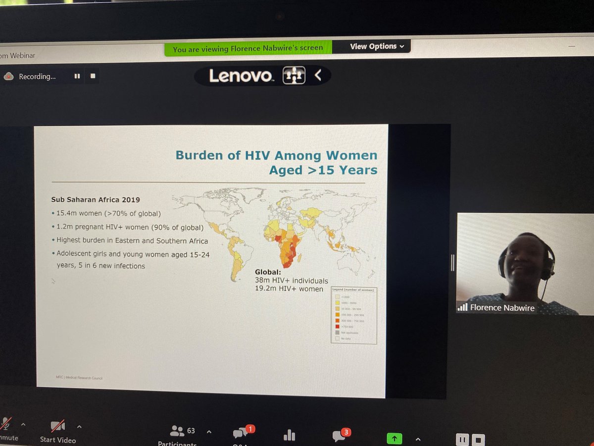 Next up <a href="/FlorenceNabwire/">Florence Nabwire</a> joins us to discuss the effects of #antiretroviral therapy for Ugandan women living with #HIV. 

#EoEglobalhealth