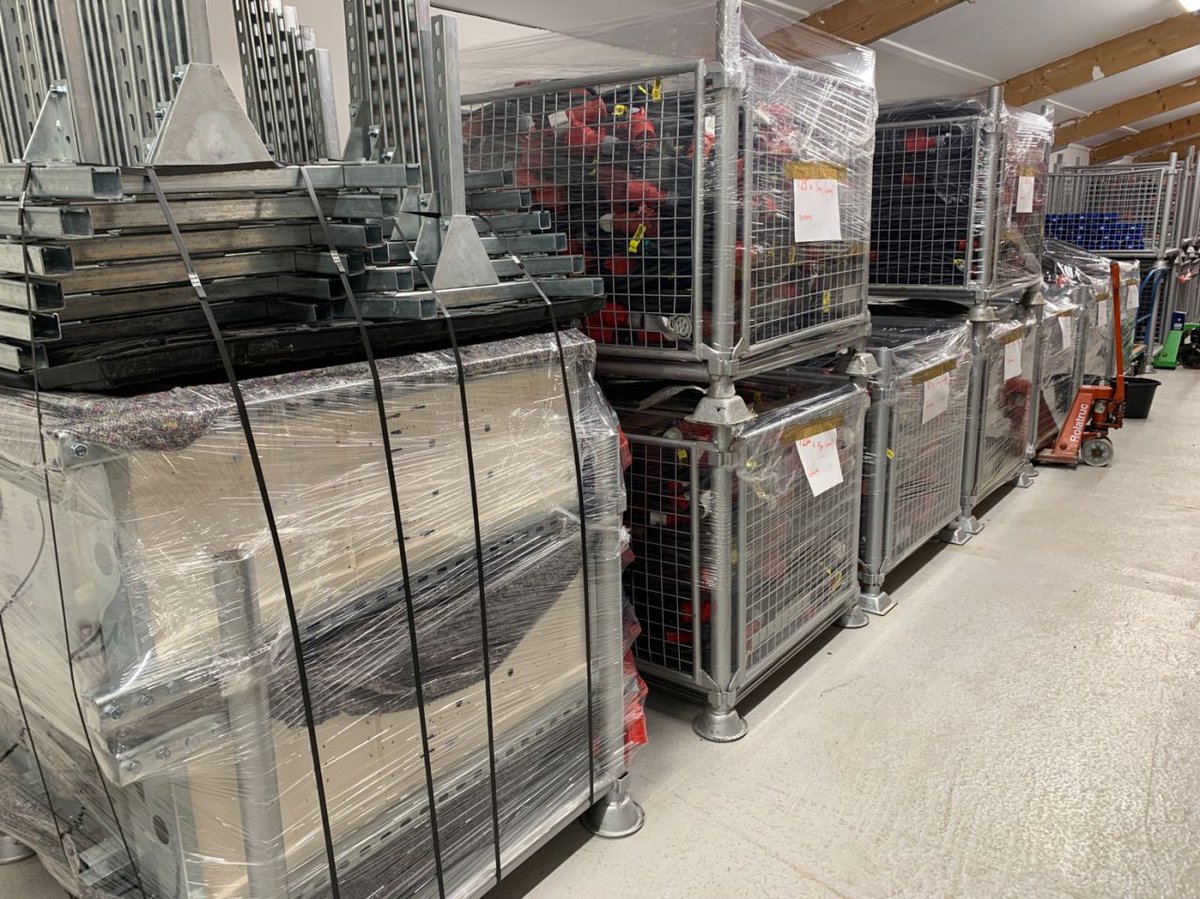 HeatLoadCoUk's tweet image. We&apos;ve been very busy over the past 2 weeks preparing 6.2MWs of 15KW #HeatLoad units, 1.5MWs of 2KW Rack Mounted #ServerEmulators, over 100 Temporary 250A PDUs and 7.5KMs of 3-Phase cabling.

This will be heading out to Germany later this week to test a hyperscale #DataCentre.