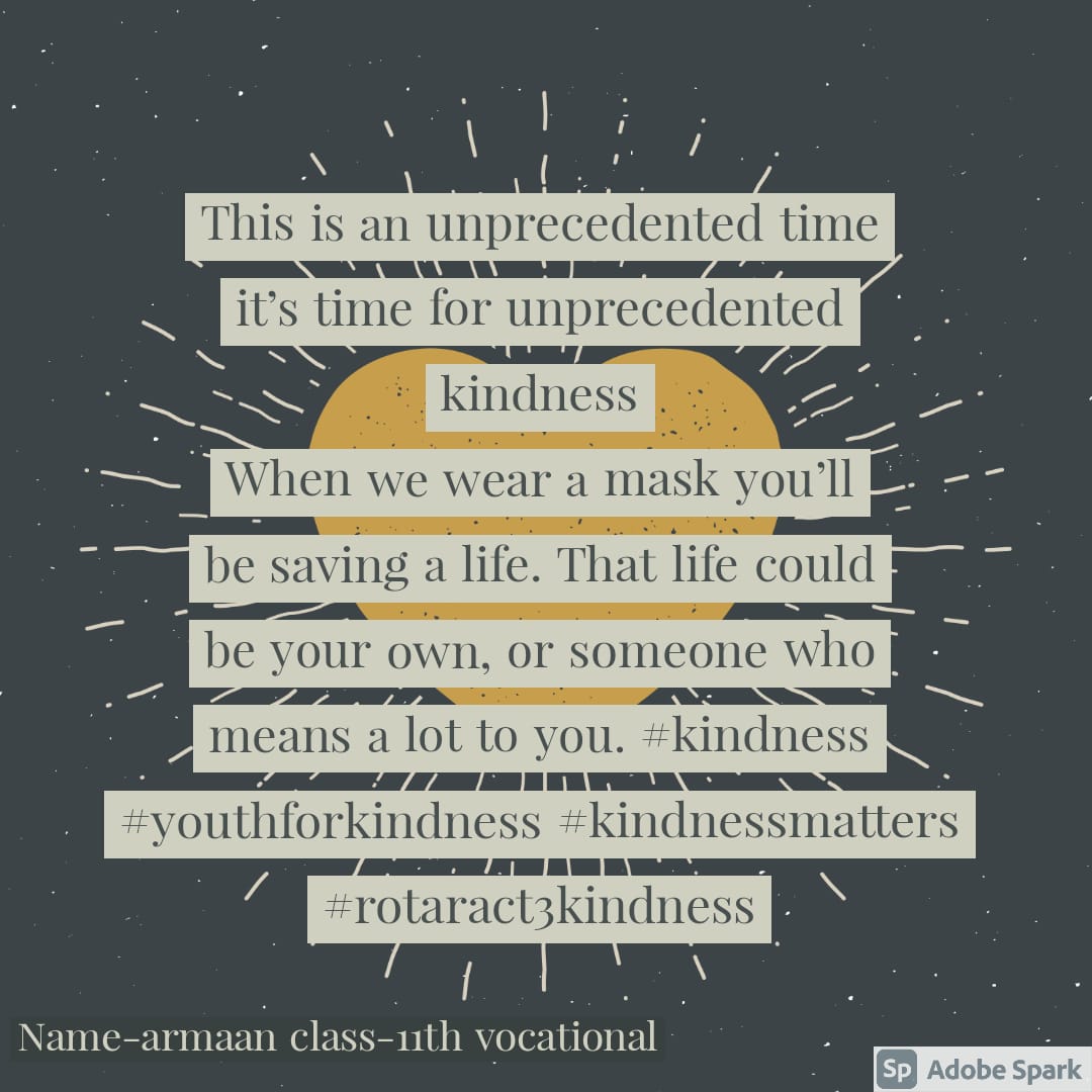 You are absolutely right Dear Armaanpreet!! 
<a href="/pkdhillon08/">ParamjeetKaurDhillon</a> <a href="/RiseUp4SDGs/">SDG's : The Rising</a> <a href="/DeepakDwivedi_/">Deepak Dwivedi</a> <a href="/rtn_sandeep/">Rtn Sandeepp Saxena #GrowthInnovation</a> #kindness #KindnessMatters #youth4kindness #rotaract4kindness