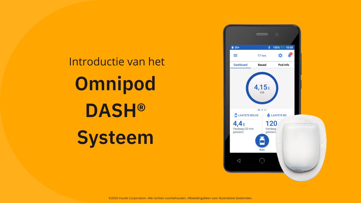 Insulet_BE's tweet photo. Het Omnipod DASH® Insulinemanagementsysteem is er!
#Omnipod #OmnipodDASH #Podder #Diabetes https://t.co/o9ksE1JZDq