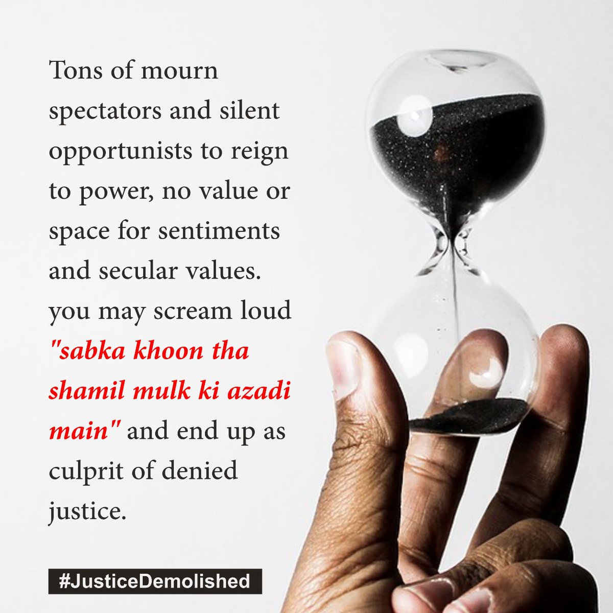 Ummarsd's tweet photo. If the mosque owned by Muslims were they prayed for 500 years can be captured with the help of lies, inversion, power, and the Judiciary. Let it take centuries, Muslims can also reclaim #BabriMasjid With the blessing of the Almighty.

#JusticeDemolished https://t.co/OWSU84StkU