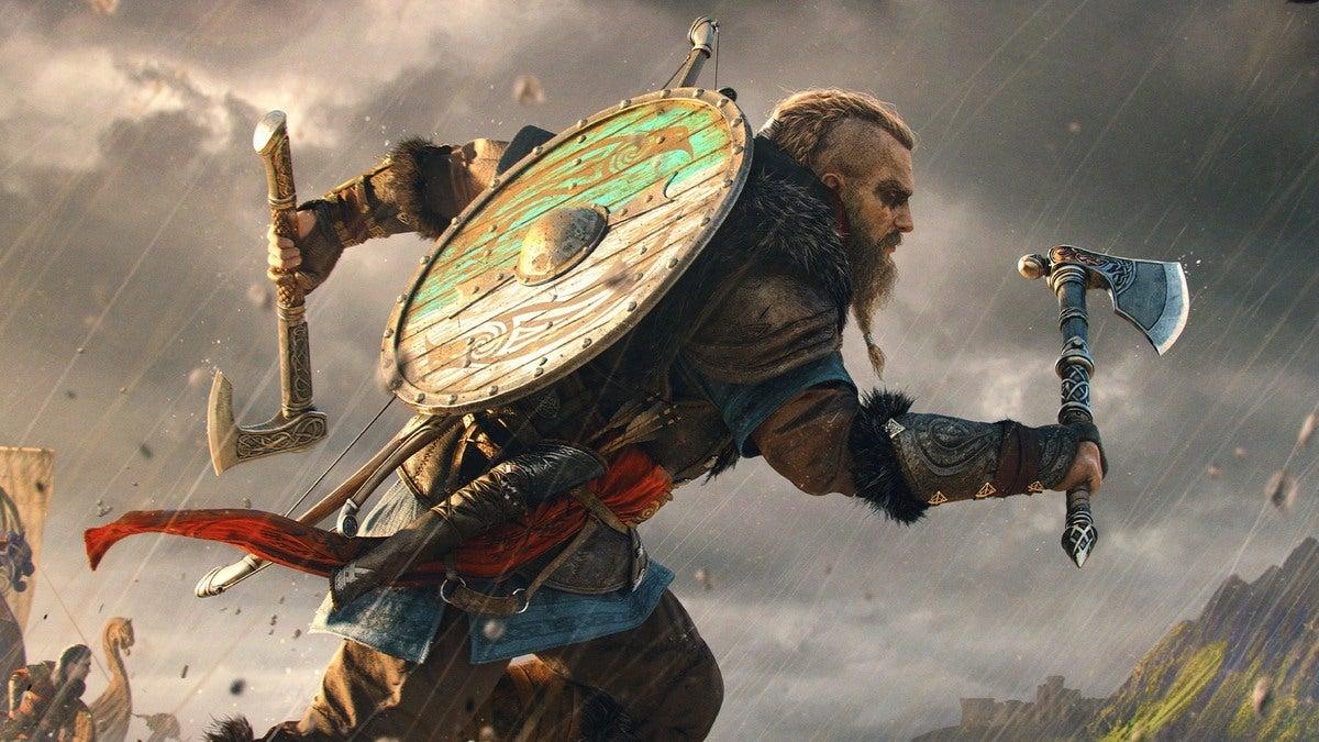 IGN's tweet photo. Assassin's Creed Valhalla is a lot buggier than it should be, but it's also an incredibly impressive, brutal open-world adventure. Our review. https://t.co/TSnS7AWqeY https://t.co/9w6Lef8WJH