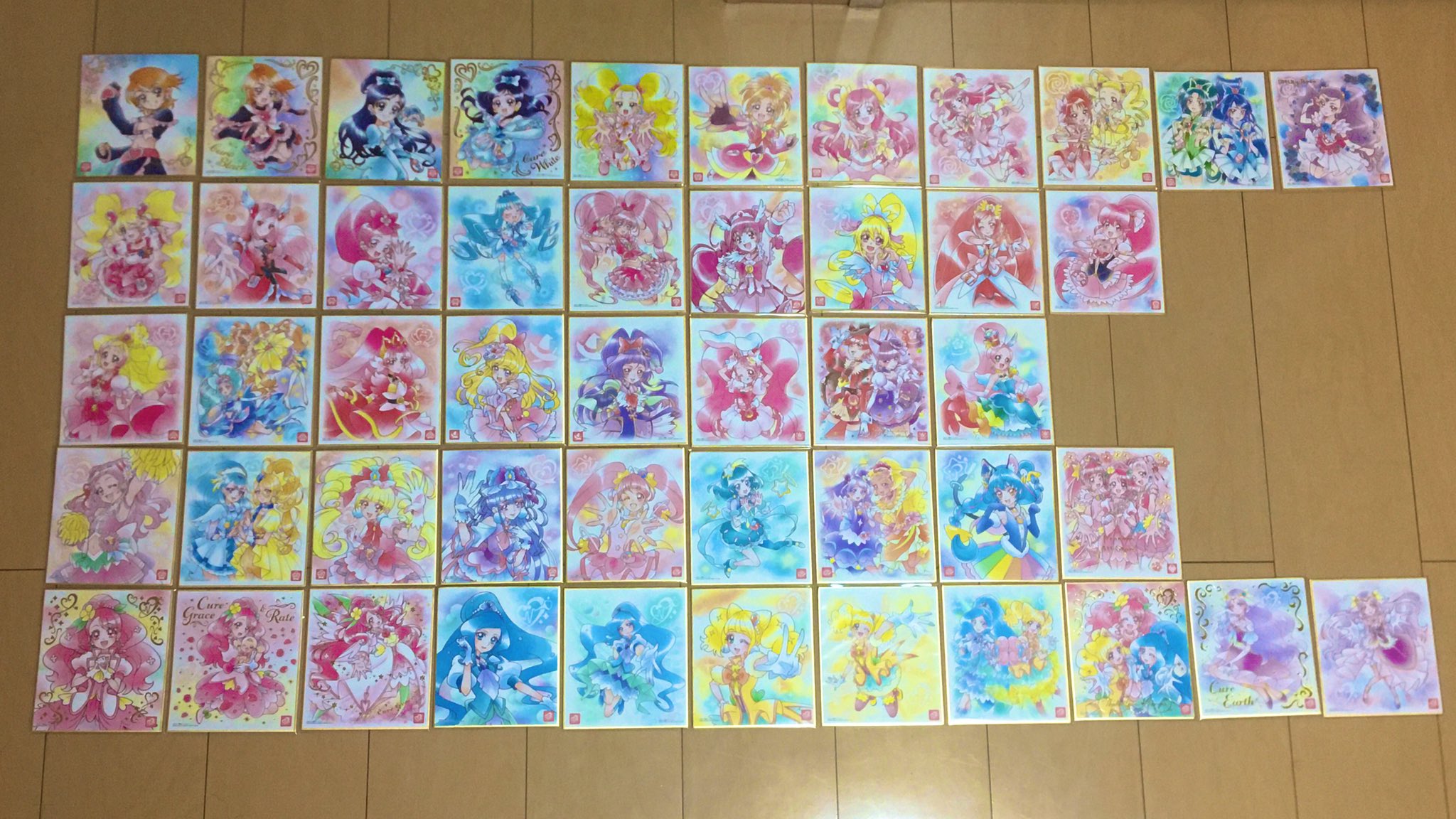 O Xrhsths セロリー スイプリアンソロ発売中 Sto Twitter プリキュア色紙art1 3を並べてみました 全プリキュアをコンプできる日が楽しみですね O Xrhsths セロリー スイプリアンソロ発売中 Sto Twitter プリキュア色紙art1 3を並べてみました 全プリキュアをコンプできる日が楽しみですね