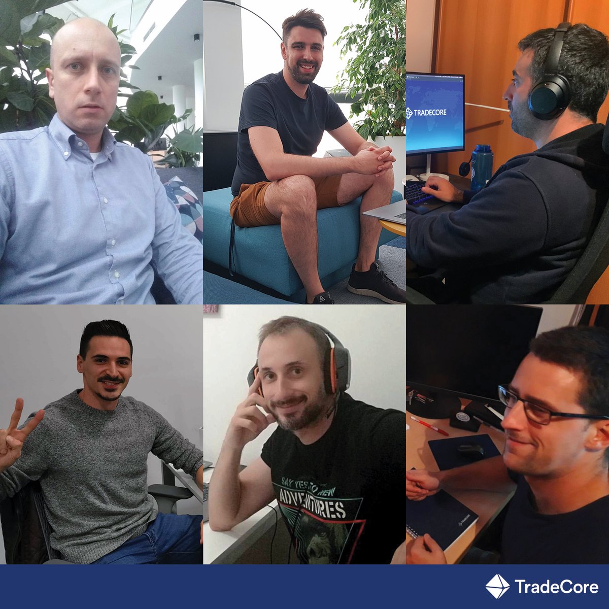 tradecore_rs's tweet photo. We love that our talent pool is growing at a fast rate, with even more passionate and skilled individuals making their mark with us.
Here are a few of our new hires, at least those who are not camera shy. 😉
#tradecore #fintech #people #talentpool #newhires #hiringduringcovid https://t.co/L4Ul8Fg9pB