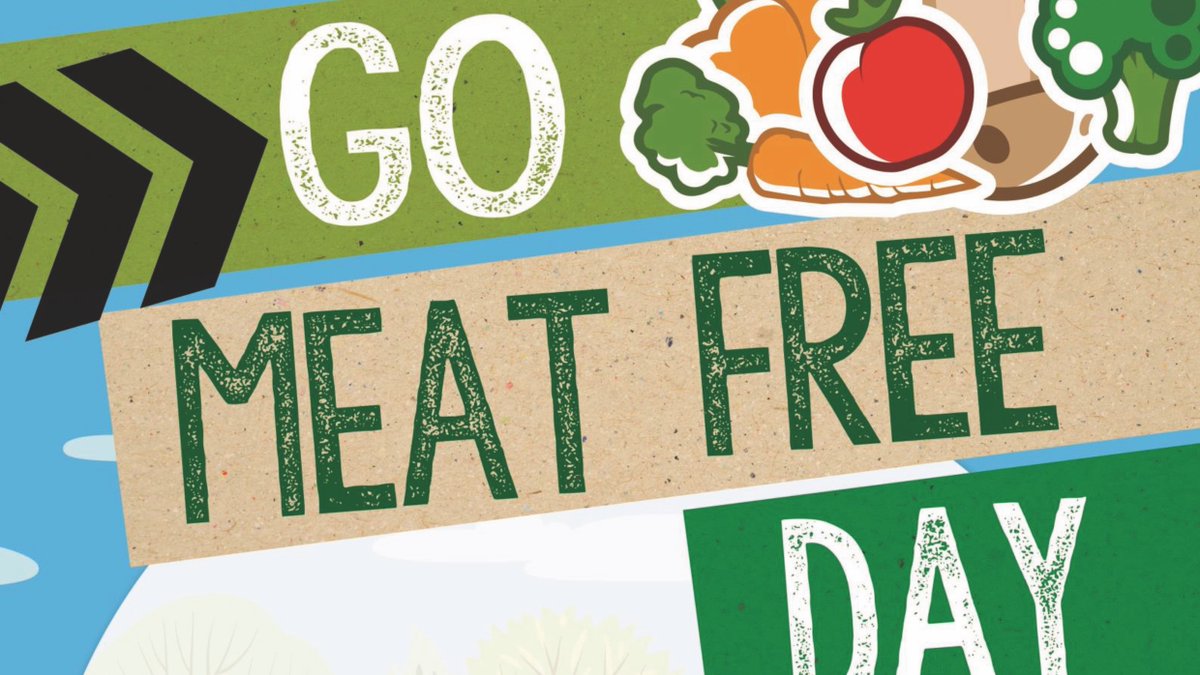 National School Meals Week 2020 November 9-13. Today we invite students to Go Meat Free. Students can opt to pump up the veggie power any day this week and have a positive effect on the environment and their general health. @NSMW @Arnewood_School #thegreatschoollunch