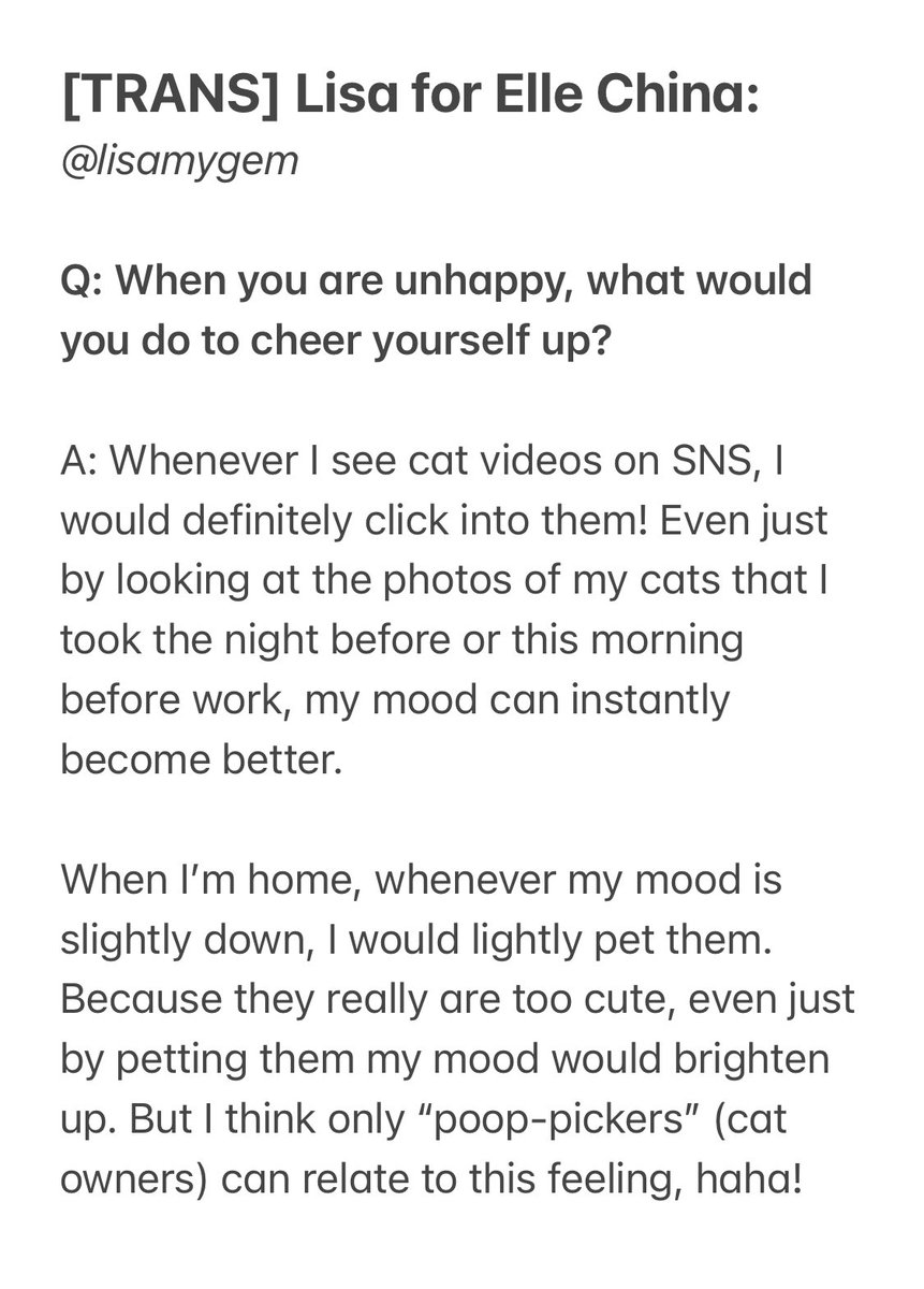 lisamygem's tweet photo. [TRANS] #LISA for Elle China: https://t.co/1rt1adMNAv