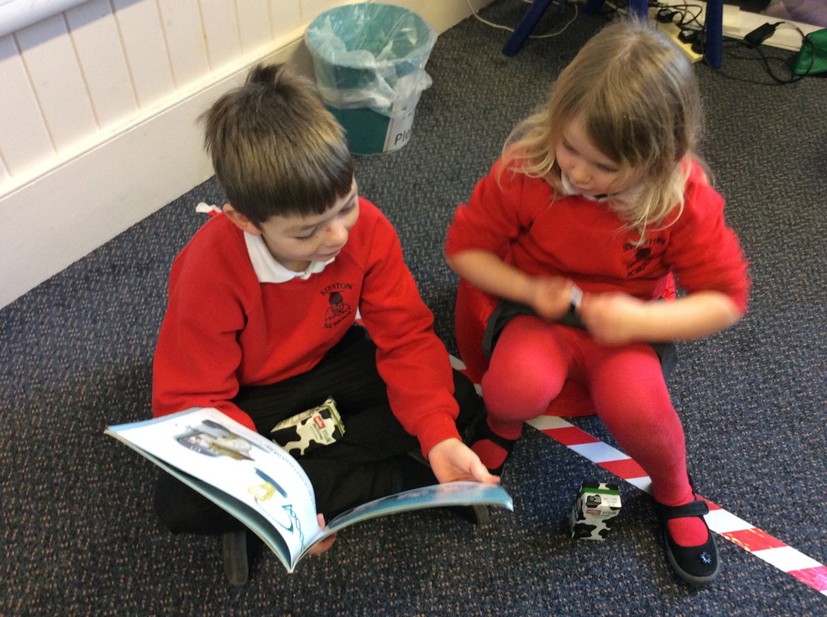 StentonPrimary's tweet photo. This morning at Stenton we had paired reading with P4-7 reading picture books to P1-3. #literacy #pairedlearning https://t.co/fvBWIh15xL