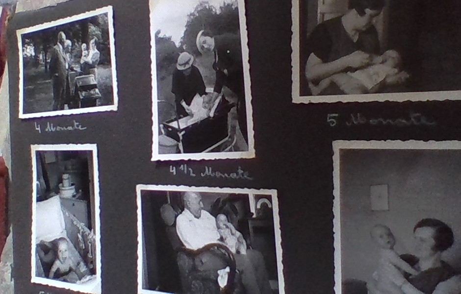 When the family escaped, my gran, Herta, packed photo albums, silver, toys & not much else. She said all but the photographs were replaceable. Also another point to raise when people ask why refugees have phones...(This is my baby Mummy)