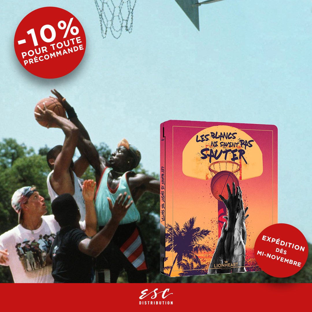 🏀 L'un des films de chevet de Stanley Kubrick (si, si !) bientôt chez vous dans la limite des stocks disponibles 😉 LES BLANCS NE SAVENT PAS SAUTER dans un packaging Futurepak avec #LionheartÉditions.

Expédition dès mi-novembre !
👉 bit.ly/Blu-ray-LesBla…