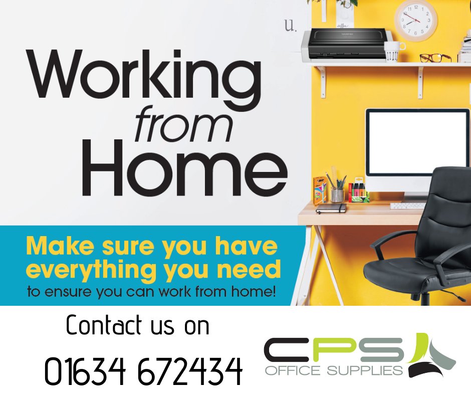 OfficeCps's tweet image. Do you and your staff have everything you need to successfully work from home? You can place orders online, via phone and by email. We can deliver directly to your displaced home workers. So if you need us, get in touch. Stay safe #workfromhome #homeworking #keepitlocal