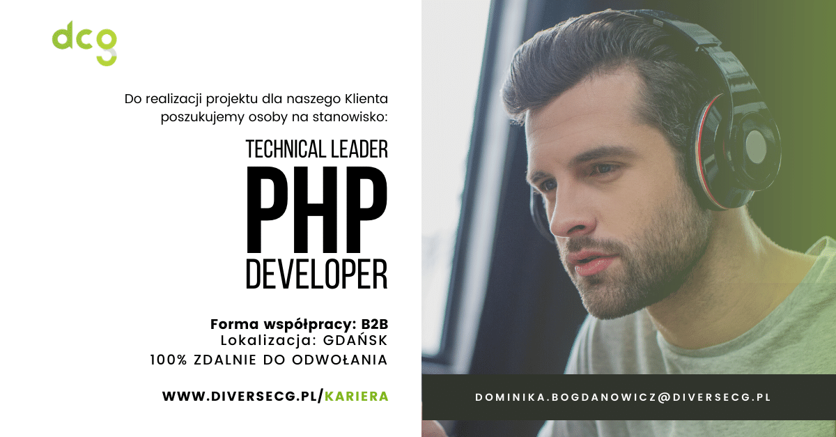 Diverse_CG's tweet photo. Technical Leader PHP Developer - GDAŃSK!
Aktualnie 100% ZDALNIE

Więcej o ofercie 👉 Dominika.Bogdanowicz@diversecg.pl
_______________________________________________________

#dcg #diversecg #PHP #developer #technicalLeader #PHPUnit #TDD #Linux #Symfony #Jenkis https://t.co/nJYTq6DBao