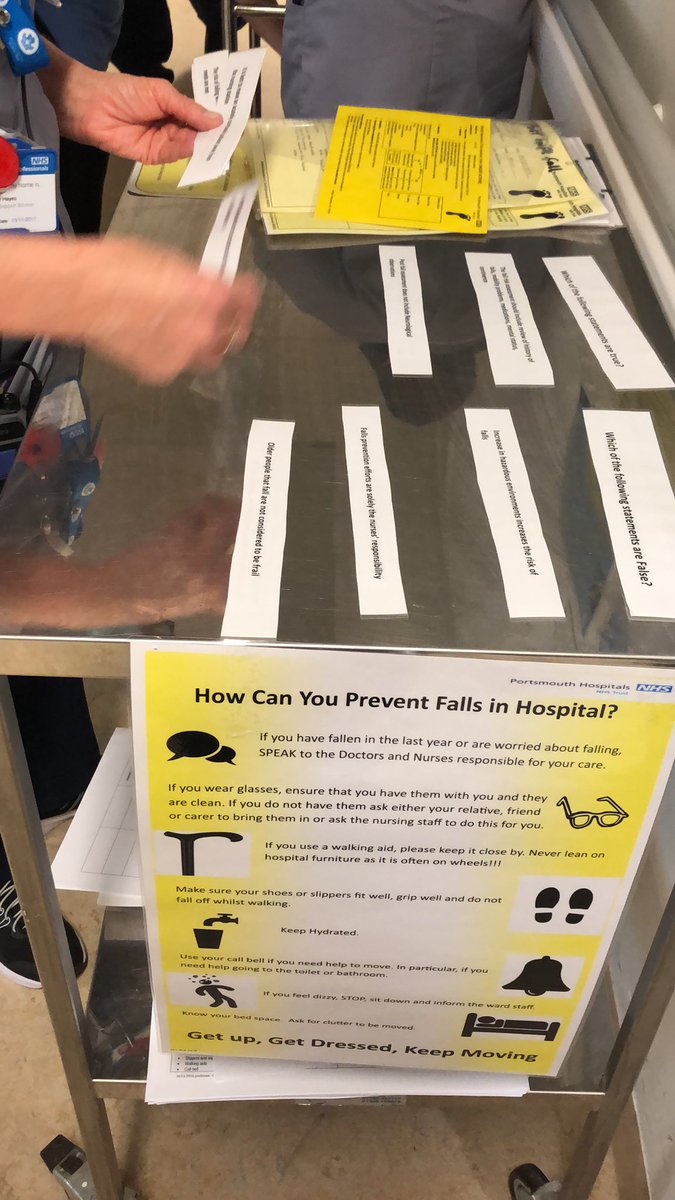 Debbie23116110's tweet photo. Fundamentals of care week #alwaysimproving #fallsaware #virtualreality @AMUQAH1 @SsuAmu @fjw2810 @gac2212 @mattmog1986 @EDPht @BrandeeLDB https://t.co/7D7yqRAChn