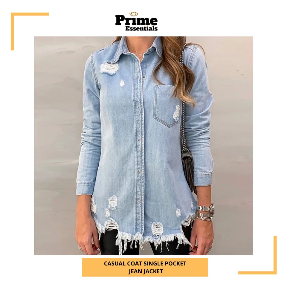 PrimeEssential1's tweet photo. In the right #denim, a girl can conquer the world.
Try this amazing #JeanJacket and win the hearts of everyone.
.
Visit now : https://t.co/RnIfmZoBHQ
.
.
.
#primeessentials https://t.co/PP4AJBPW1j