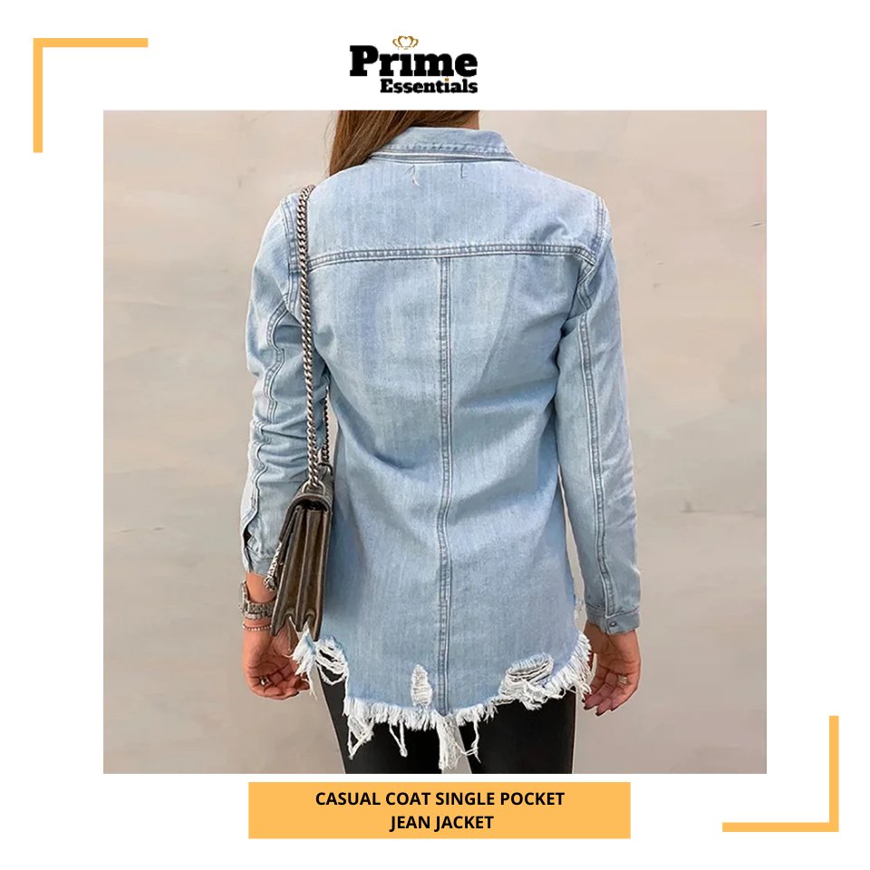 PrimeEssential1's tweet photo. In the right #denim, a girl can conquer the world.
Try this amazing #JeanJacket and win the hearts of everyone.
.
Visit now : https://t.co/RnIfmZoBHQ
.
.
.
#primeessentials https://t.co/PP4AJBPW1j