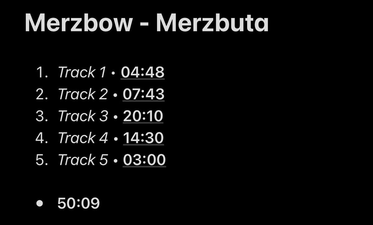 78/108: MerzbutaOverall the project isn’t really special and a bit boring but I liked Track 4, it has a pretty good rhythm and a nice atmosphere.