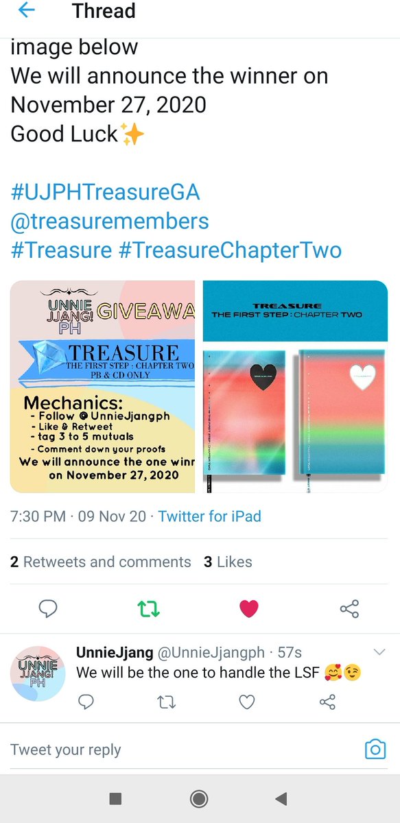 byliever's tweet photo. @UnnieJjangph @treasuremembers Ty for this ga🥰
#UJPHTreasureGA @treasuremembers 
#Treasure #TreasureChapterTwo 
@eunbisource  @archiveunbi  @BEleftswan  @chae_withone26 @eommahyunsukie https://t.co/WDSUNIzkAe