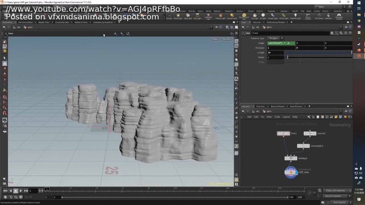 toudajew's tweet photo. MDSANIMA News https://t.co/Nf73ossZPs How To Make Canyon Cliffs In Houdini... Video by gsTuts #cgianimated #3dmodel #bestoftheday #animation #shortanimatedfilms #vfxmdsanima https://t.co/RfUY4RIj8x