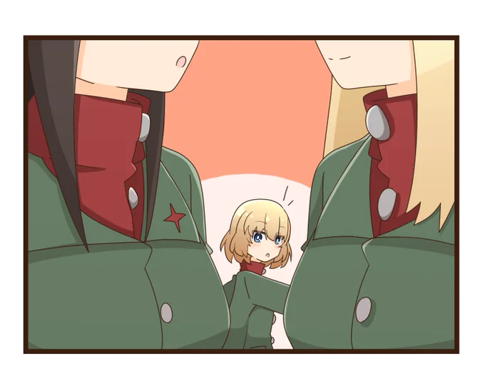 #ガルパン #カチューシャ #ノンナ #クラーラ
ナイショの話。 