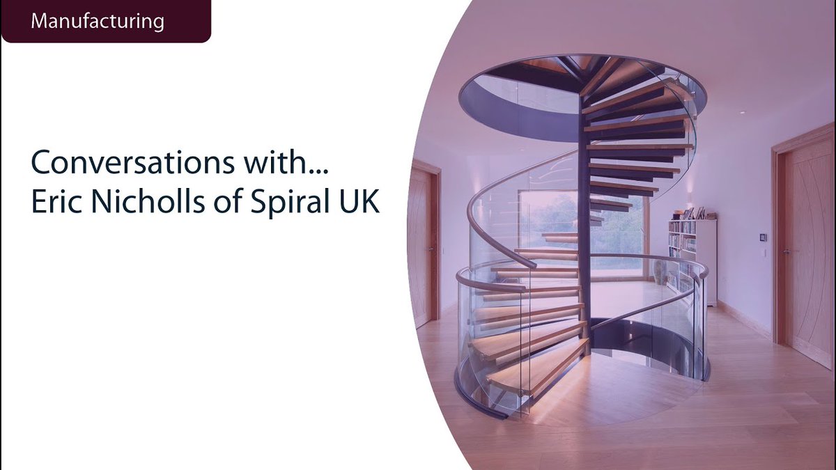 SpiralUKStairs's tweet photo. Last week our MD @EricNic1 joined @AllyAllington Partner at @BishopFlemingUK to talk about Spiral UK and Manfacturing in general.

You can view the video here:  Manufacturing | Conversations with Eric Nicholls of Spiral UK | Bishop Fleming https://t.co/kI1uGFRBmd https://t.co/4GUaOl7FYU