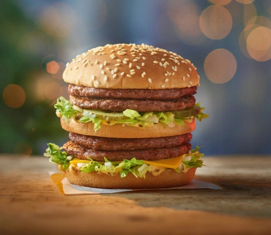 YASHCO_McDs's tweet photo. Introducing, our Christmas 2020 menu 🎄🤤 The Double Big Mac, Celebrations McFlurry &amp; Jamaican Jerk Chicken Sandwich lands in stores on the 18th of November 🤩 A fan favourite is also back next week, check out our Instagram stories to see what it is 🤭🎉 https://t.co/m5BsFMg9CQ