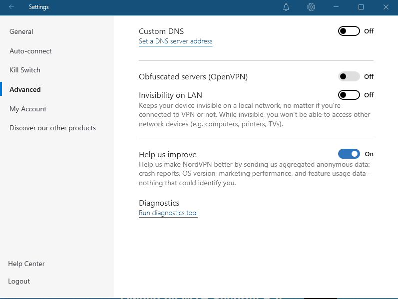 wouter_arts's tweet photo. Hey @NordVPN Can you please explain this? How can you claim to 'Protect you users privacy' as a business model and being a 'no log' VPN provider' and then enable this by default? https://t.co/i2QHltyWAZ https://t.co/f5nA5bnW3G