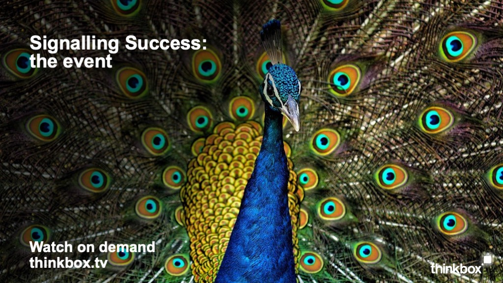 Thinkboxtv's tweet photo. If you missed it last Thursday, then you can catch up with #SignallingSuccess and watch @mishmashhouse51 present the research alongside insights from @rshotton and a lively panel session featuring @rorysutherland @OgilvyUK
& @peckham79 @Habito
Watch here https://t.co/eqnALR4f2z https://t.co/rsLFnnnocq