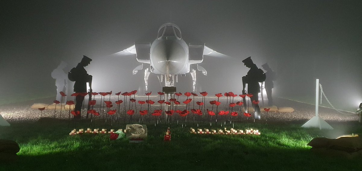 We absolutely adore this at <a href="/RAF_Leeming/">RAF Leeming</a>  So emotive. The mist gives it an eerie but poignant quality. Great work folks. Lest We Forget