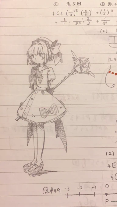 また授業中にラクガキ…
今度はちゃんと色塗って描き直したいな…
#カードキャプターさくら   #ラクガキ #シャーペン画 