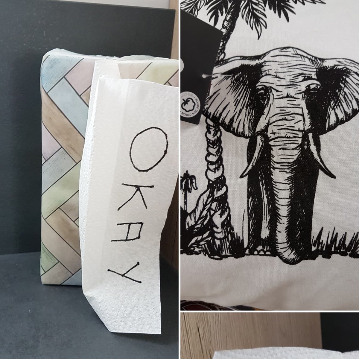 mimilorraine55's tweet photo. #OkayPratic #1feuillealafois #hygiène #ambassadricedemarque #trndfrance
Qui pourrait faire mieux qu'un éléphant pour inonder un sol? Et qui pourrait faire mieux que okaypratic pour ramasser?attention un éléphant mouille énormément, mais ramasse tout autant😂 https://t.co/tfdftXBBmR