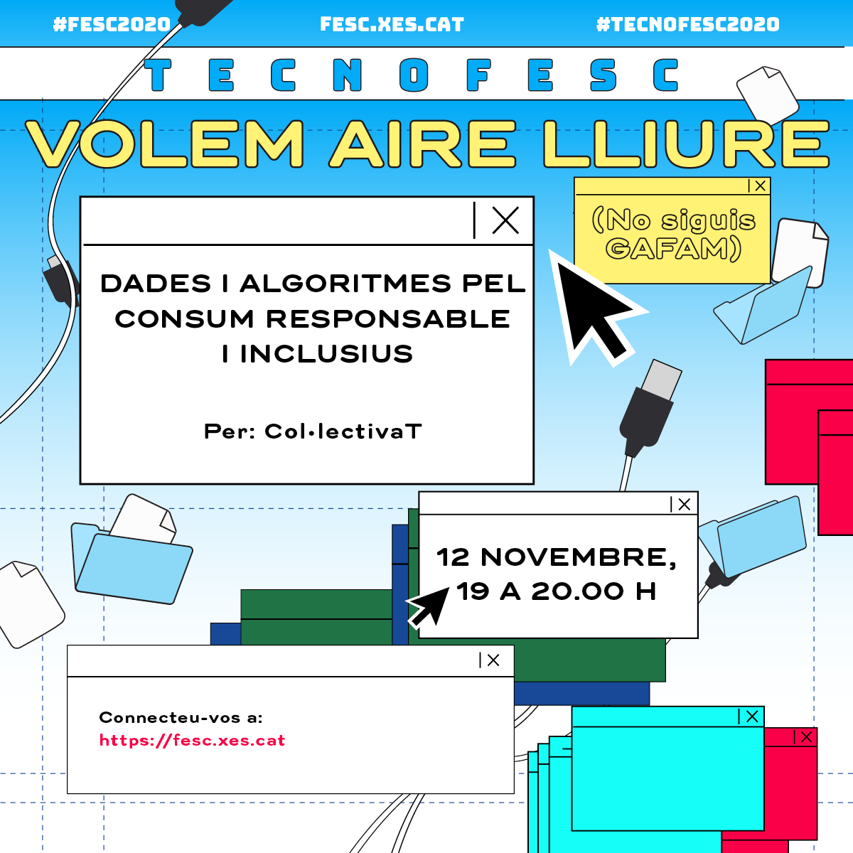 collectivat's tweet photo. Estem a la #FESC2020 amb "DADESS: Dades i algoritmes pel consum responsable i la inclusió." Hi explicarem les nostres aportacions a @timeoverflow @reusabol i al sector agroecològic. 

🗓️ 12 nov
⌚️ 19.00 h
👥 @gullabi, @Juditxaubet, Agnese Fabris
➕ info https://t.co/TWCTjKxsJB https://t.co/JutEnknJMw