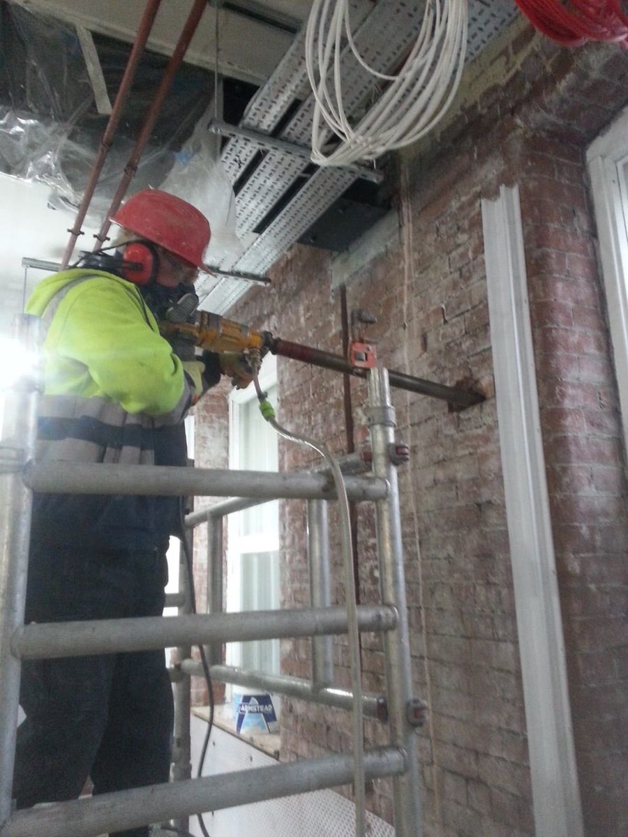 trancoltd's tweet photo. Over drilling and existing tie bar through 700mm stone / brick. Supply and insert new 800mm tie bars & pattress plates on the Old Mill in #Lancaster. #northwest #specialists #Construction
#trancoltd #buildersworks #drilling #team #diamonddrilling https://t.co/88MdDQ2iSp