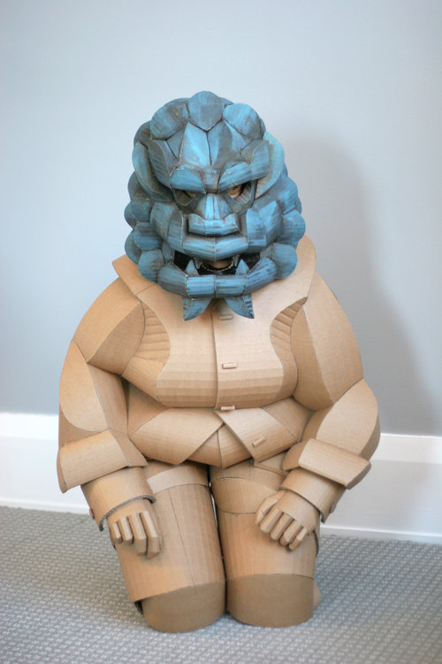 nettculture's tweet photo. Amazing life-size cardboard sculptures from NYC based artist Warren King at https://t.co/WfIbrasWJo "Grandparents, masked", 2016, © Warren King #art #WarrenKing #sculptor #CardboardSculptures #NYC #Grandparents https://t.co/gxMxDIHQq7