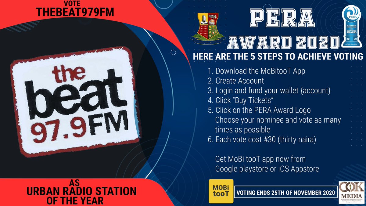 THEBEAT979FM's tweet image. We are shutting down everywhere with nominations &amp;amp; awards ❤
Thanks to all our fans, we got numerous nominations at this year's Pacesetters Entertainment &amp;amp; Recognition Awards. Now let's bring these awards home by voting for us vigorously. #PeraAward
#Peraaward2020 (Thread)