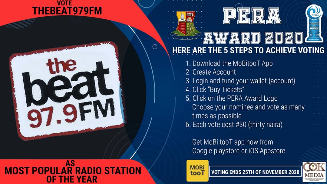THEBEAT979FM's tweet image. We are shutting down everywhere with nominations &amp;amp; awards ❤
Thanks to all our fans, we got numerous nominations at this year's Pacesetters Entertainment &amp;amp; Recognition Awards. Now let's bring these awards home by voting for us vigorously. #PeraAward
#Peraaward2020 (Thread)