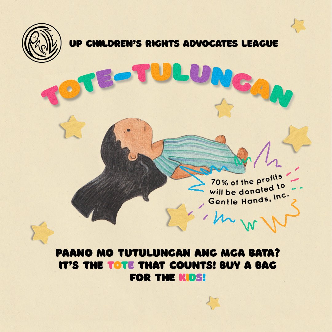 upcradle's tweet photo. Choose from 2 designs and get 2 FREE stickers! 

Best part? Your purchase can help a child from Gentle Hands,Inc.! 70% of the sales will be donated to buy children’s toys and homeschooling essentials. 💛

Order yours NOW for only Php 220.00 at https://t.co/xfarDeS8M1 https://t.co/lNCWpvnepS