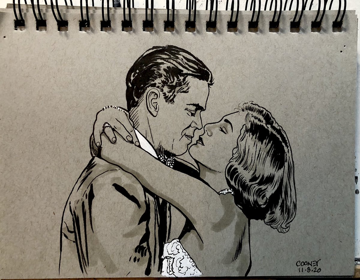 TOO LATE FOR TEARS Pen and ink sketch on toned paper.
#Noirvember 8/30
#mytop30filmnoir
#toolatefortears #lizabethscott #danduryea #dondefore #arthurkennedy #femmefatale #penandink #noir #noiralley #sketch #ink