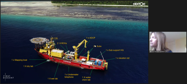 Paris_St_V's tweet photo. #SeyOcean2020 started this morning
First morning session focuses on findings from the #FirstDescent #Seychelles expedition in 2019
First up is @water_nomad providing an overview of the @nektonmission science objectives https://t.co/bIqqwprq92