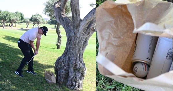 CanMakersUK's tweet photo. Callum Shinkwin canned a birdie in the first round of the #cyprusopen last month, shanking a drive into a lunch-bag packed full of @canowater.

While Shinkwin went onto win the tournament, thanks to the inherent strength of the beverage can, its contents too escaped unscathed. https://t.co/MmeGVRu9KV