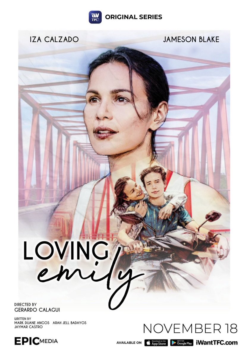 jmsnblake's tweet photo. When you lose yourself in love, how do you find it again? ❤️  #LovingEmily, starring Iza Calzado and Jameson Blake. Directed by Gerardo Calagui. Streaming this November 18 on iWantTFC! https://t.co/zOEt8Itzge