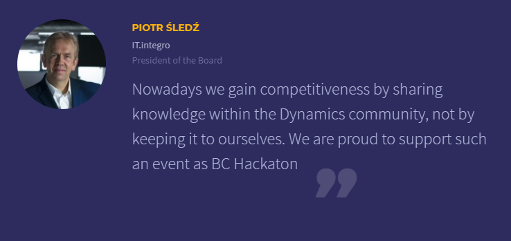 myNAVblog's tweet photo. Meet #coding4BC #MSDyn365BC Sponsors! @ITintegro is one of the companies that invest in new talents a lot. Read what they think about the hackathon idea. You still can join https://t.co/jFxxRr8w86 https://t.co/OG7rqXPmij