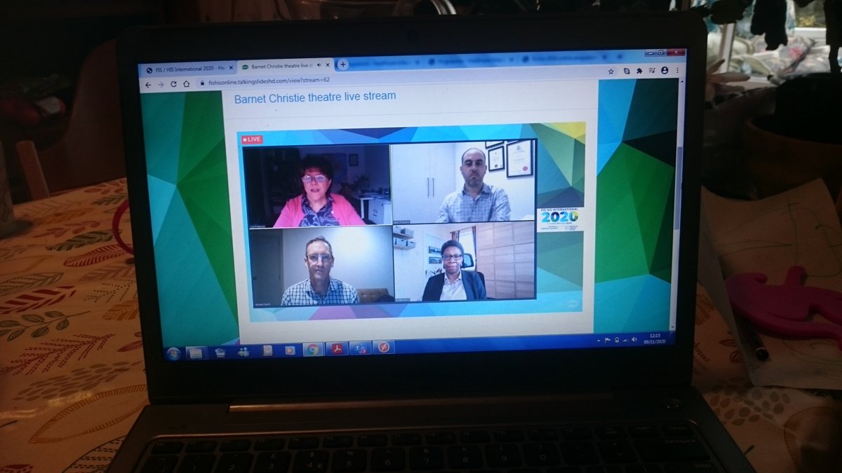 CHChilton's tweet photo. Loving the interactive Q&amp;A sessions this morning!  @HISConf  #FISHIS20 https://t.co/FvNgWrNJvU